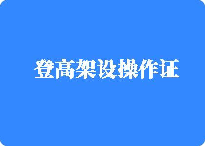 阿阿阿嗯嗯嗯艹用力射登高架设操作证